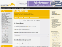 Tablet Screenshot of goldseitenblog.com